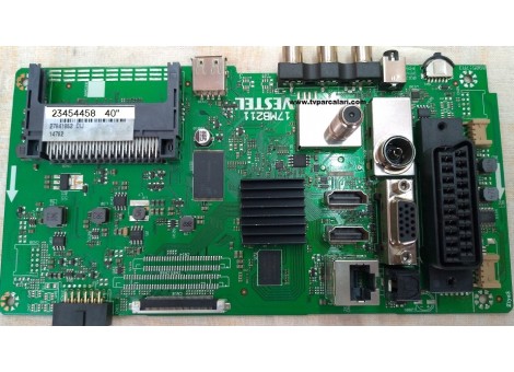 17MB211, 23454458, VES395UNDC-2D-N12, REGAL 40R6020F 40'' SMART LED TV, Main board